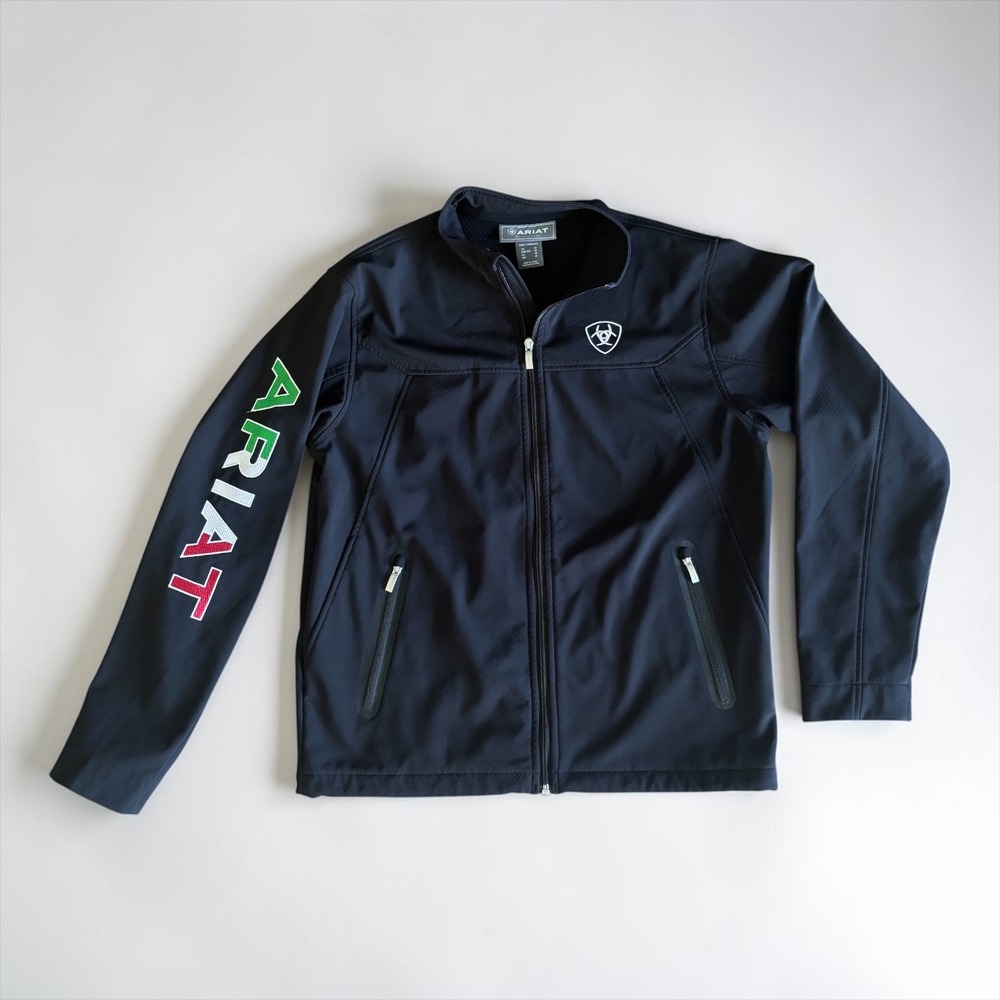 Ariat Men's Size Medium New Team Softshell Mexico Jacket Mexican Flag